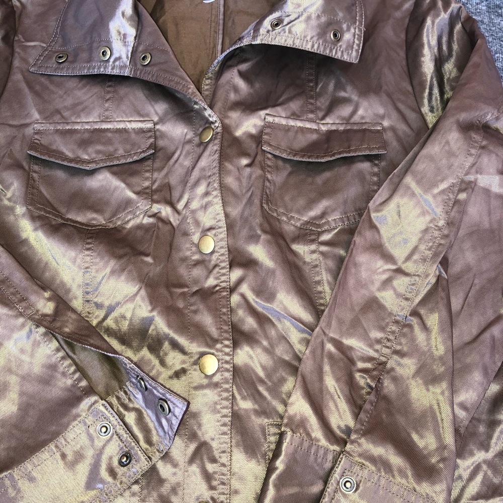 Gold Iridescent Jacket By Ruby Road - image 3